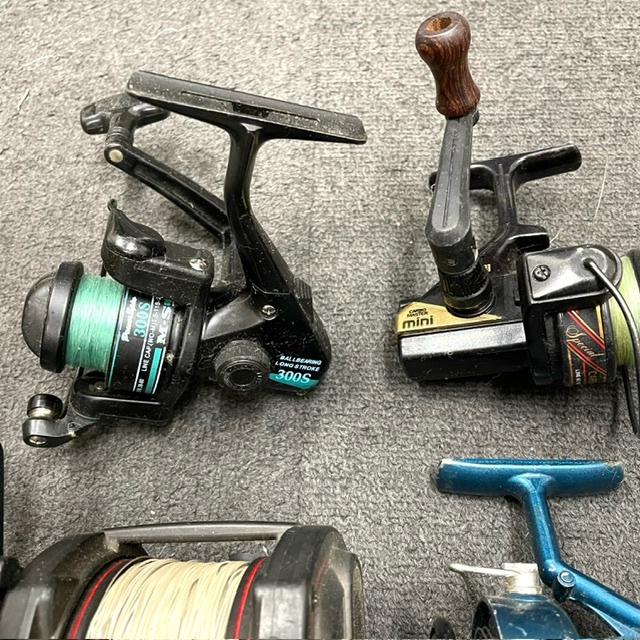 C-051355SI 【1円スタート】 リール 12台 おまとめ ダイワ Daiwa シマノ Shimano リョービ RYOBI オリンピック OLYMPIC 等 釣り具 _画像2