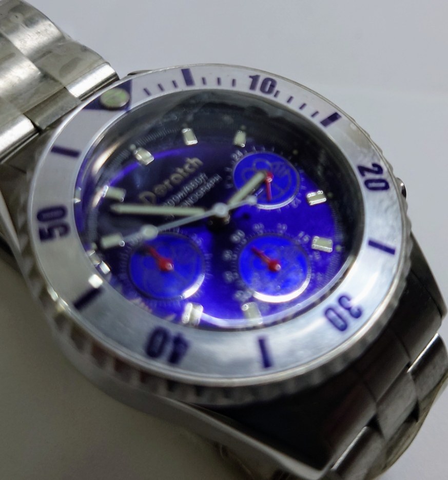 Y-41179N 1円スタート ドラッチ クロノグラフ 1999年限定モデル 10000万本限定 不動品 Doratch 200m 保管品 現状品 ドラえもん 腕時計の画像8