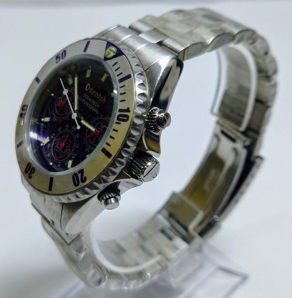 Y-41179N 1円スタート ドラッチ クロノグラフ 1999年限定モデル 10000万本限定 不動品 Doratch 200m 保管品 現状品 ドラえもん 腕時計の画像3