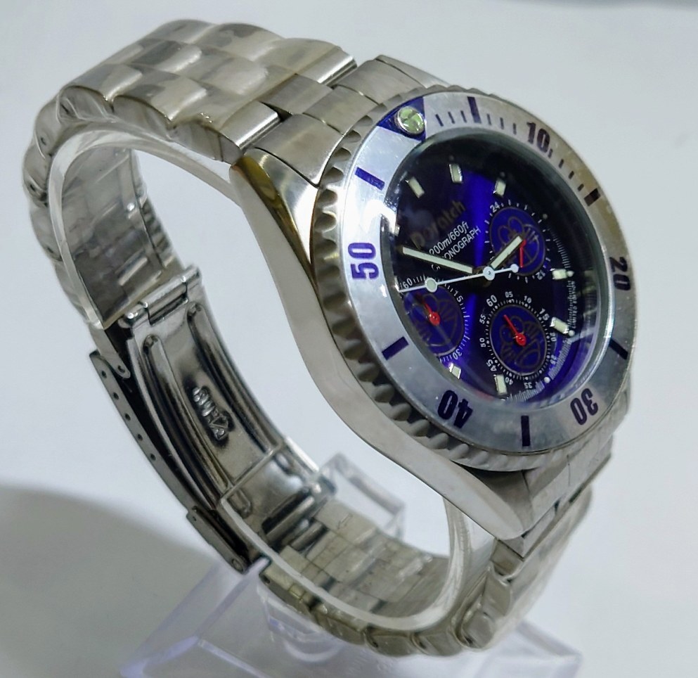 Y-41179N 1円スタート ドラッチ クロノグラフ 1999年限定モデル 10000万本限定 不動品 Doratch 200m 保管品 現状品 ドラえもん 腕時計の画像2