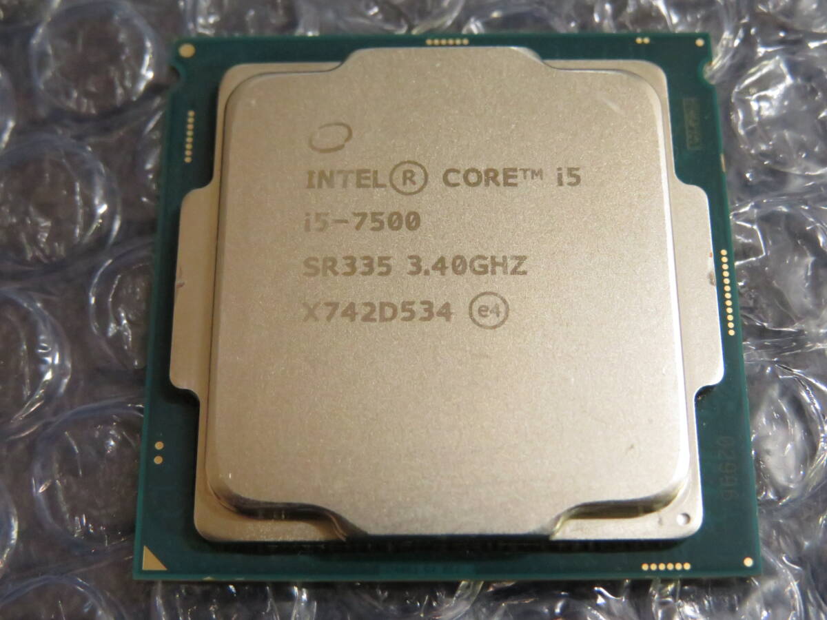 INTEL CORE i5-7500 3.40GHz / 7世代 / LGA1151 動作確認済み（4）_画像1