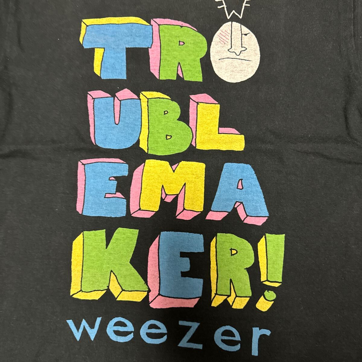 00s WEEZER we The -2008 world Tour футболка блокировка T частота T