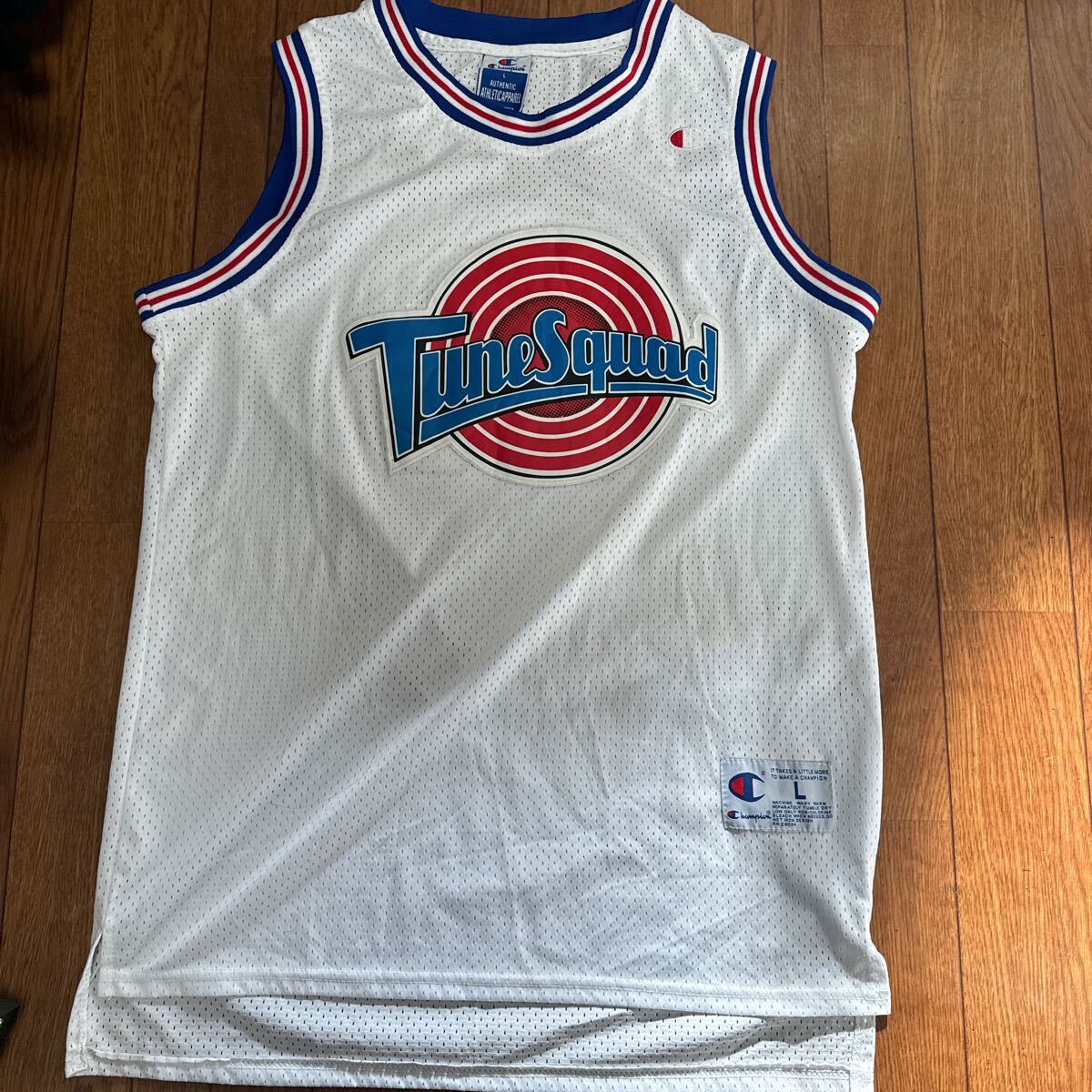 チャンピオン　スペースジャム　Champion Space Jam Basketball Jersey Tune Squad #10 LOLAゲームシャツ _画像1