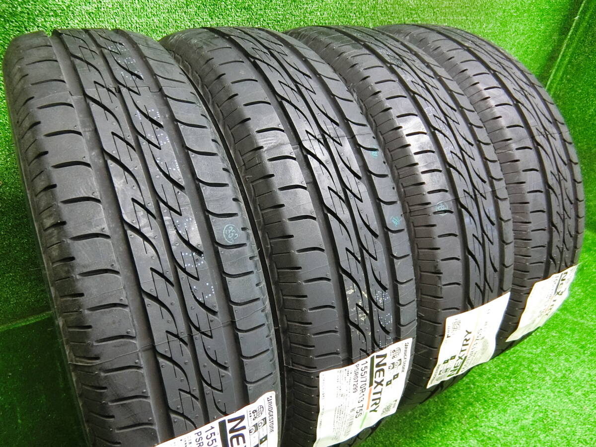 ★ 新品　送料無料 ★ 155/70R13 ★ BS NEXTRY ★ ピクシスエポック・バモス・トッポBJ・ミラ イース・ムーブ等 ★4本set★Z190_画像5