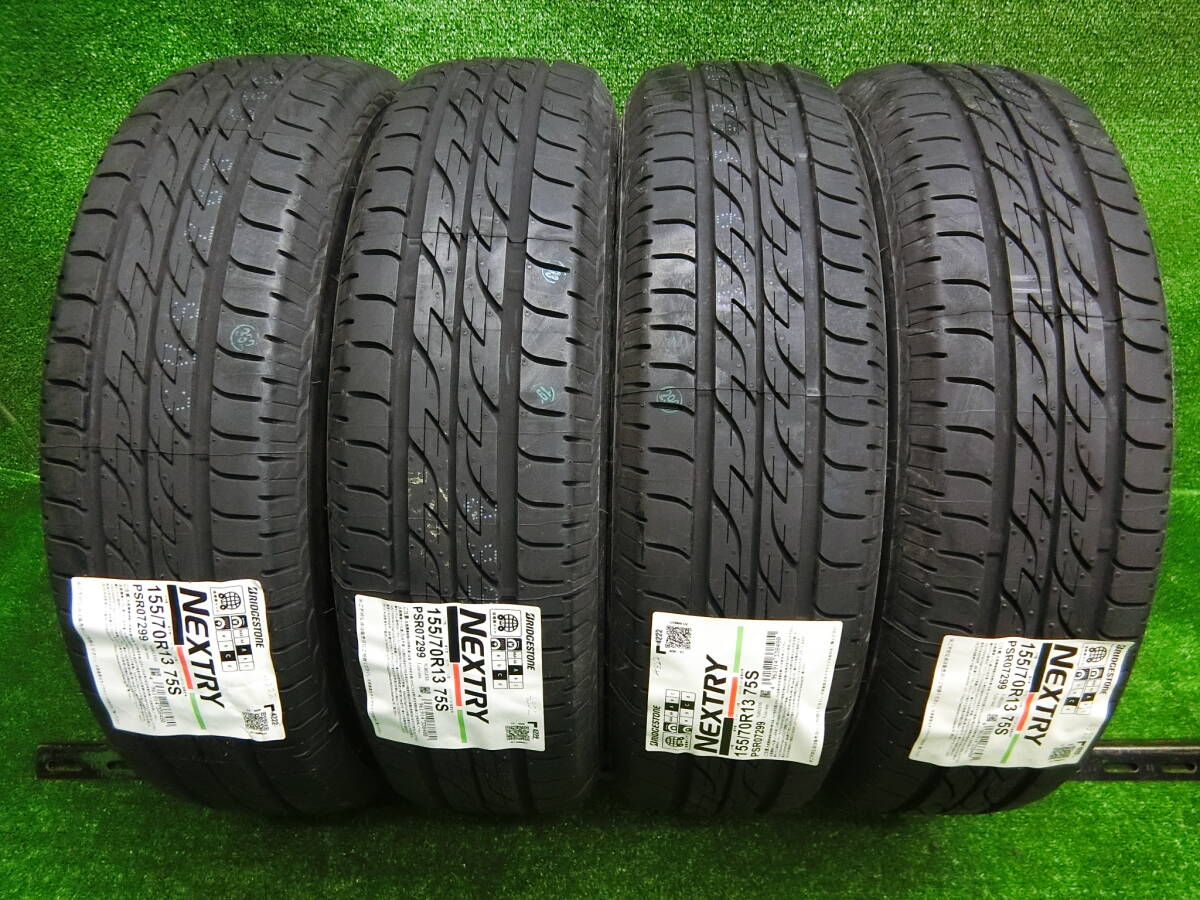 ★ 新品　送料無料 ★ 155/70R13 ★ BS NEXTRY ★ ピクシスエポック・バモス・トッポBJ・ミラ イース・ムーブ等 ★4本set★Z192_画像3