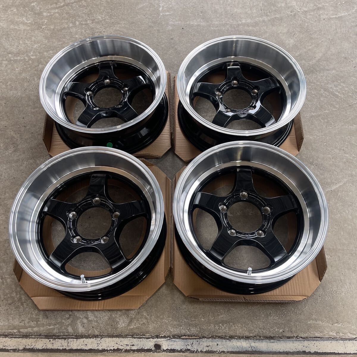 【CST ZERO-1 HYPER S 】16×6J±0 5/139.7 ブラックポリッシュ　ハイパーS ジムニーシエラ 新品未使用品 4本セット_画像1