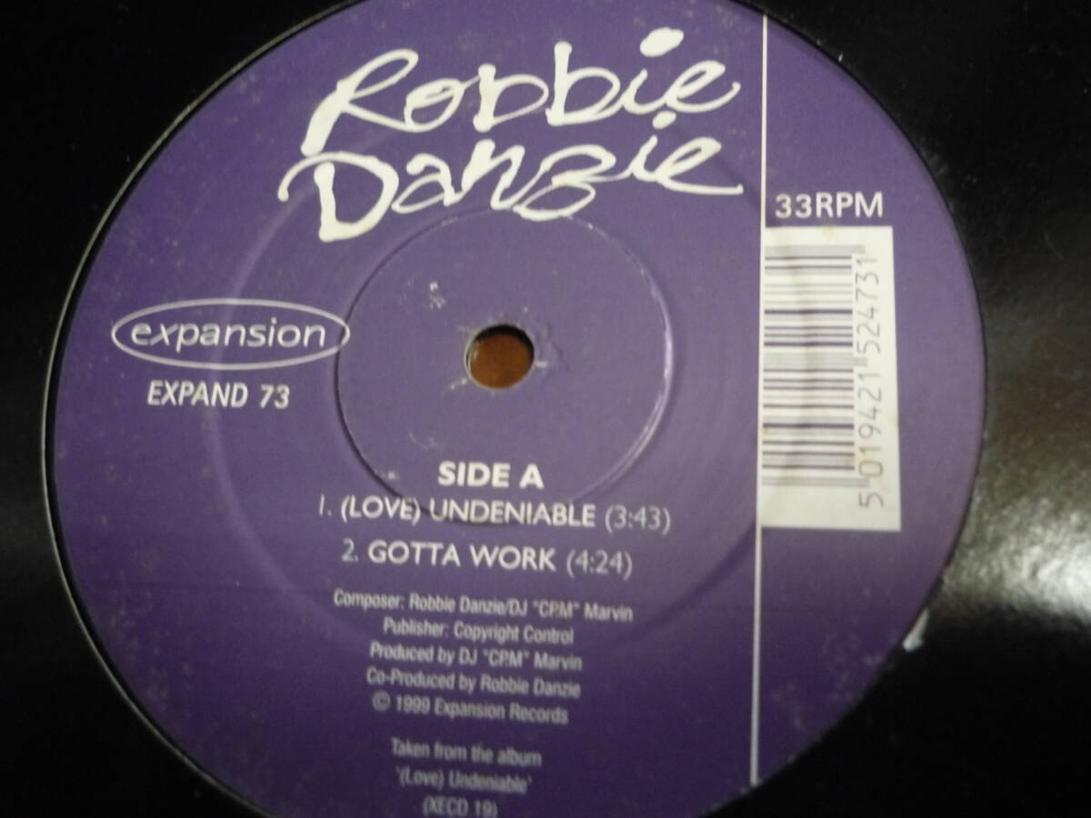 12インチ　　ROBBIE DANZIE / GOTTA WORK　名義もMasters Of Funk名義ではなくfeat. のRobbie Danzie名義でのリリース_画像1