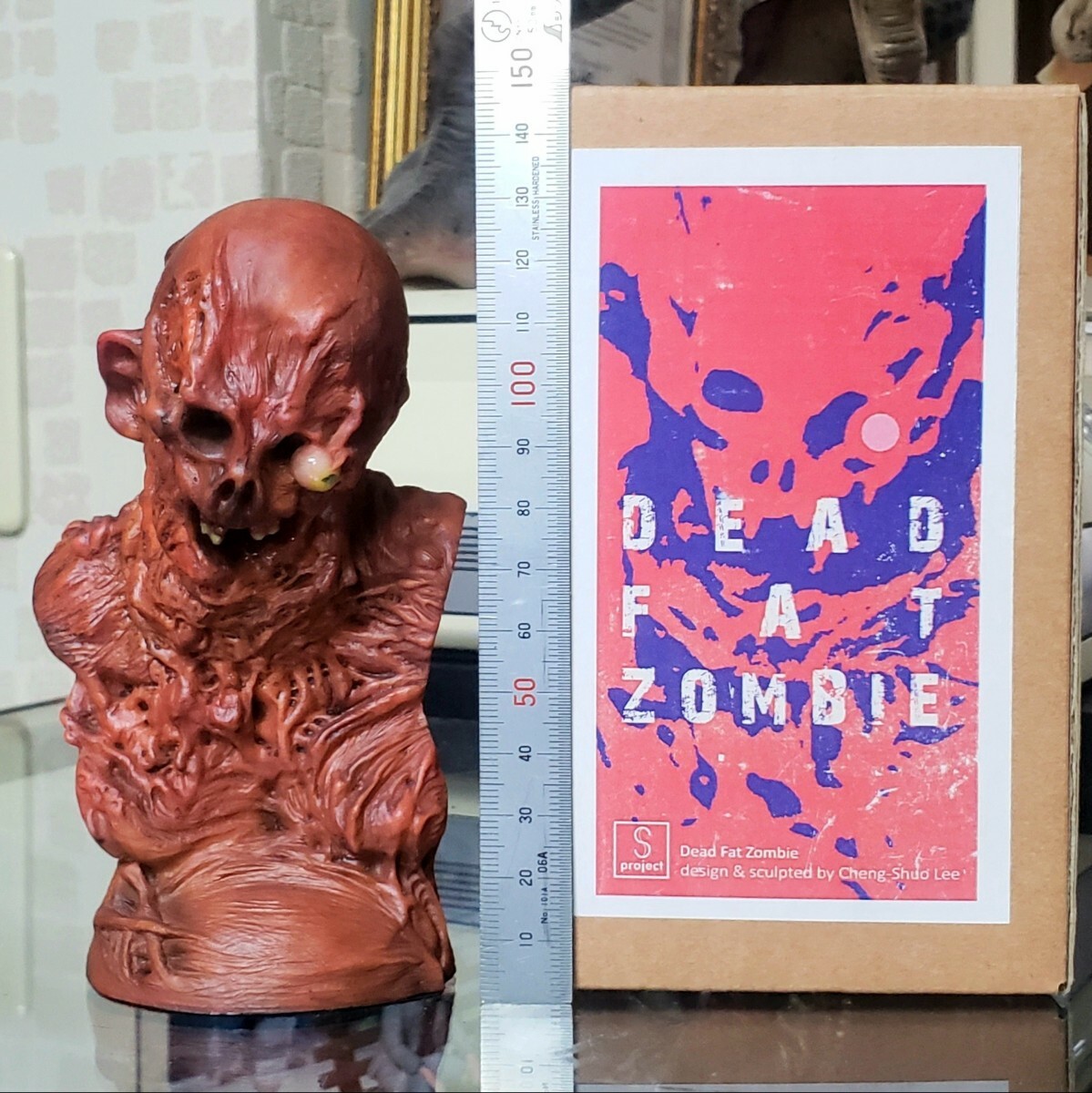 ゾンビ バスト キット [ DEAD FAT ZOMBIE ] KIT 完成品 (検: ザ・ウォーキング・デッド TWD バタリアン タールマン ガレキ ガレージキット)_画像9