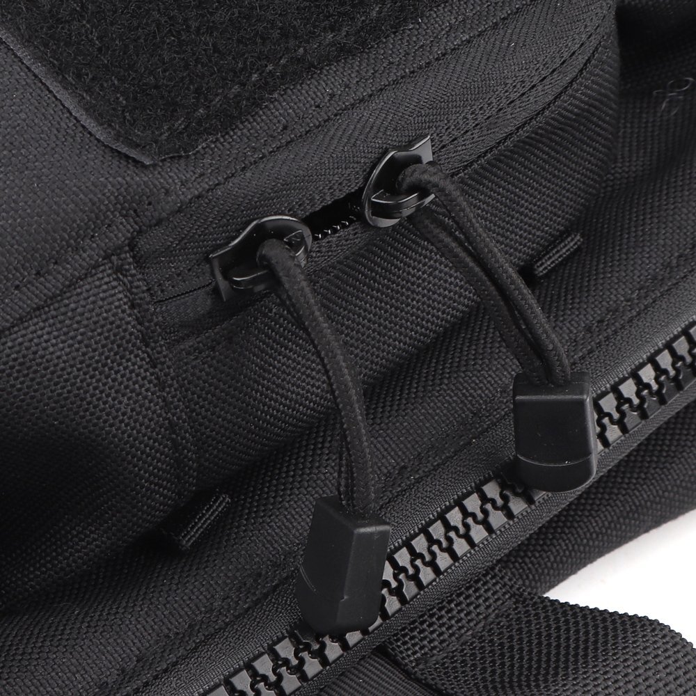 [1 point limitation ]Zip-On panel 2.0 type pouch Black