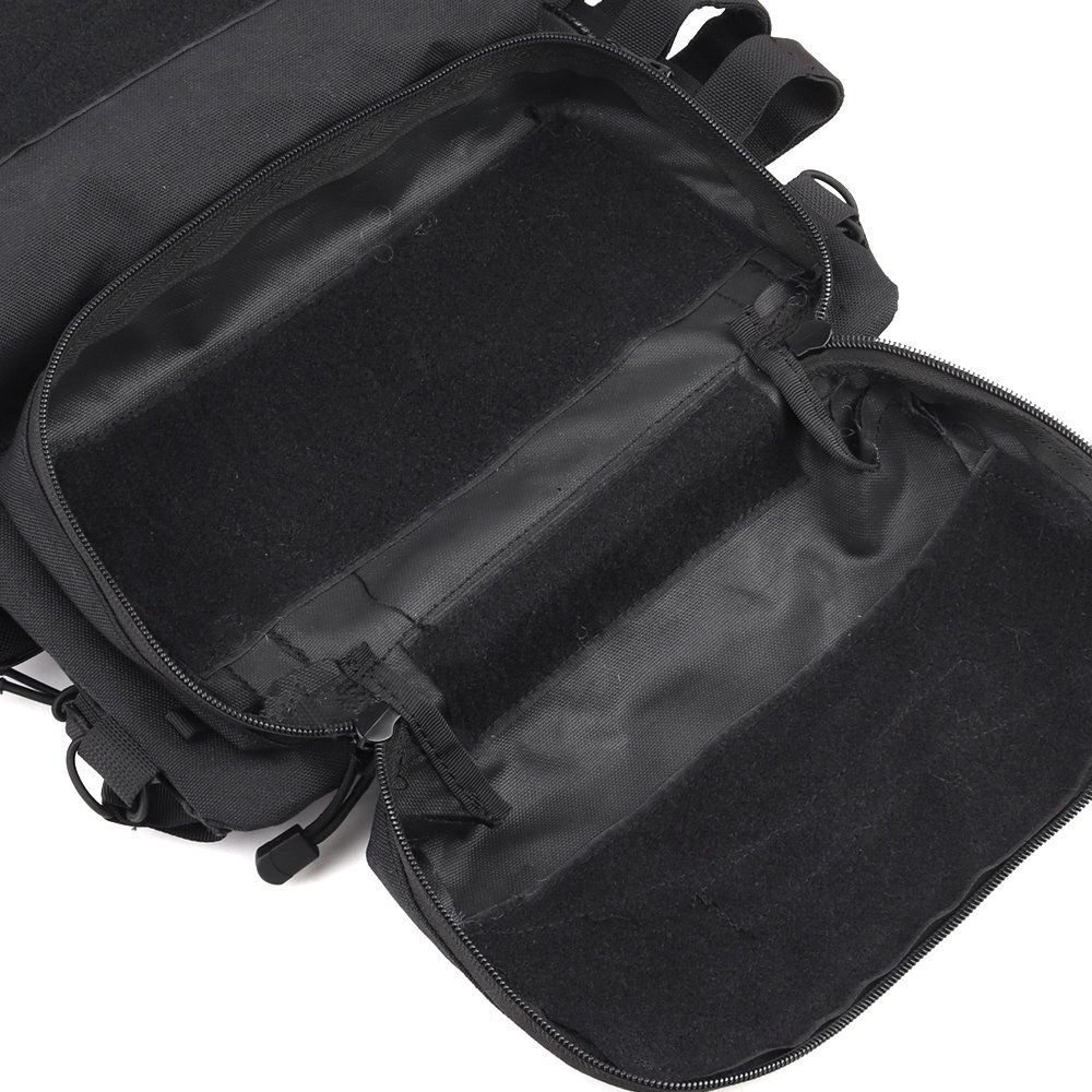[1 point limitation ]Zip-On panel 2.0 type pouch Black