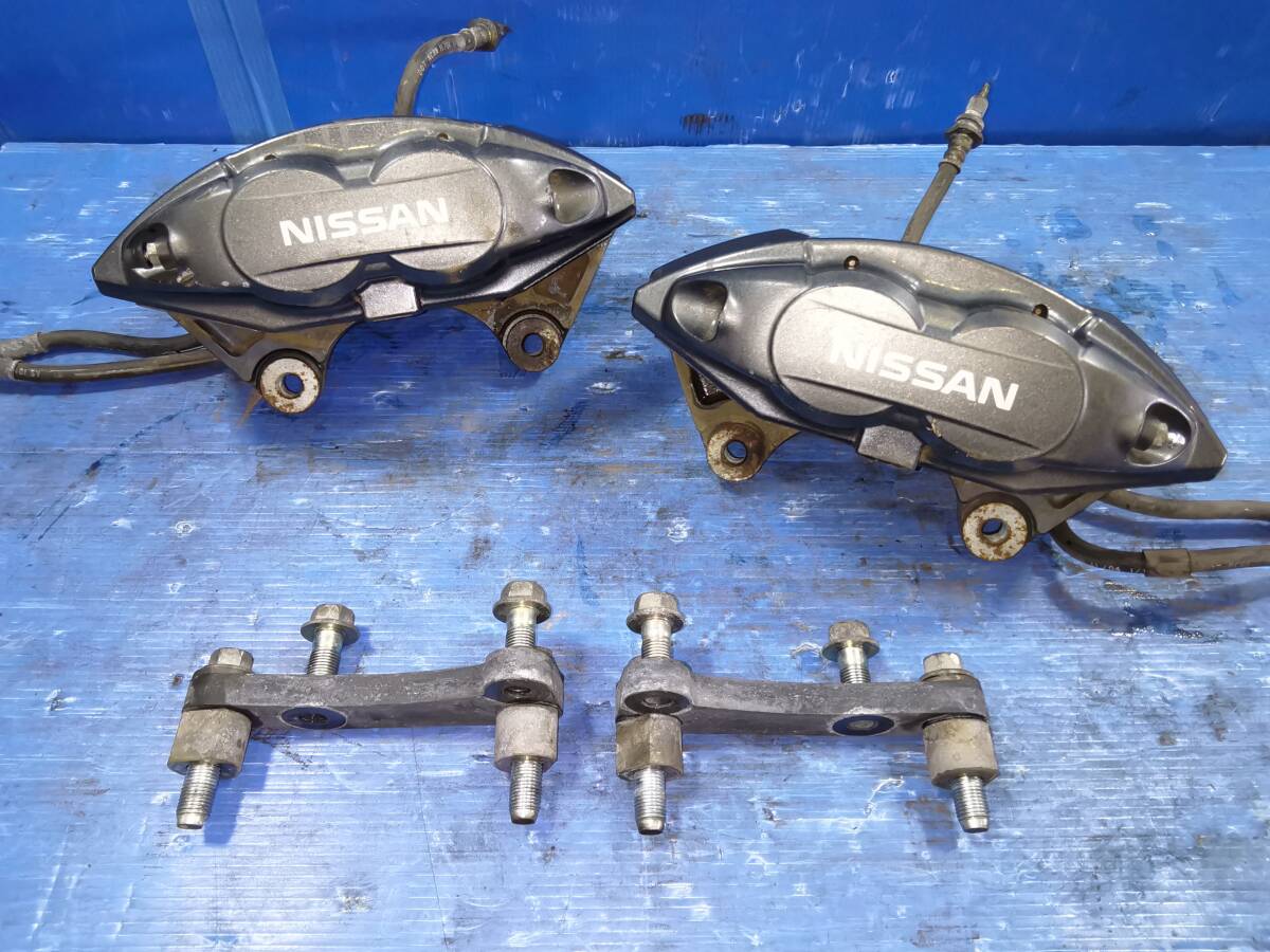  Nissan Z34 Fairlady Z original akebono caliper against direction 4POT / 2POT Z33 Fairlady Z diversion bracket attaching 0509-3