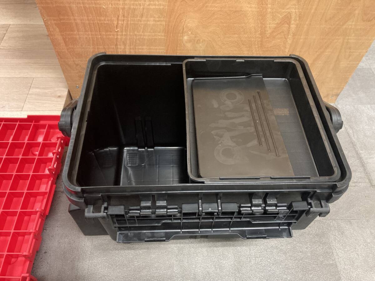 MACTOOLS マックツール 工具箱 携行型 座れる収納BOX 440㎜×293㎜×293㎜ 容量20L 釣り具入れ BM-5000 未使用品_画像7