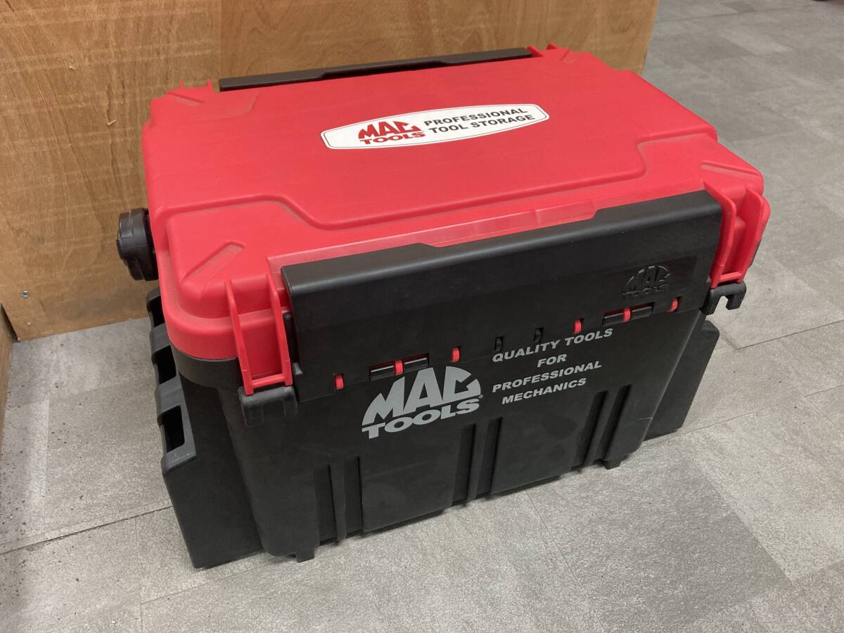 MACTOOLS マックツール 工具箱 携行型 座れる収納BOX 440㎜×293㎜×293㎜ 容量20L 釣り具入れ BM-5000 未使用品_画像1