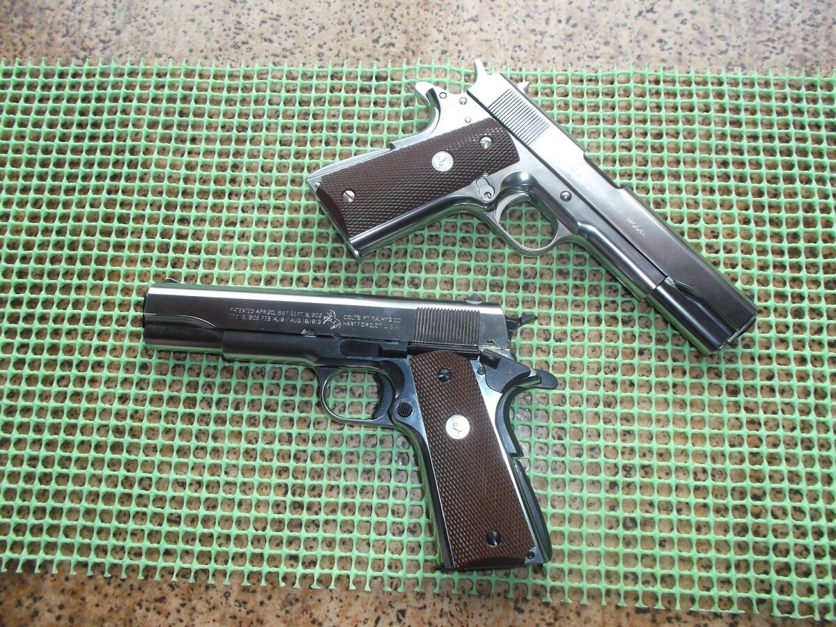 * Marushin model gun assembly kit Colt Government M1911,70MkⅣ silver ABS,s&w M586 heavy weight to3 number 1 jpy start!