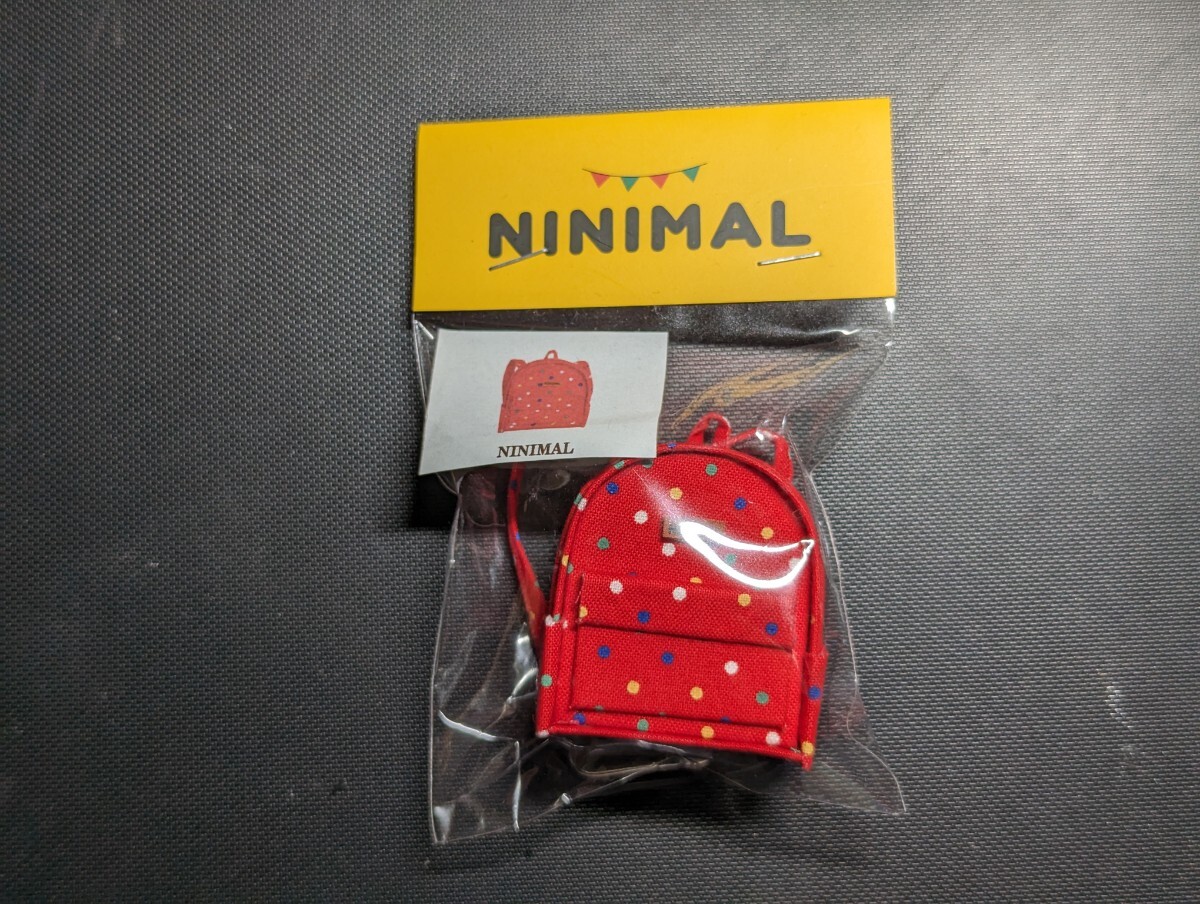 新品 DOLK 10cm級 ドール用 NINIMARU ニニマル Colorful Red Bag リュック 赤