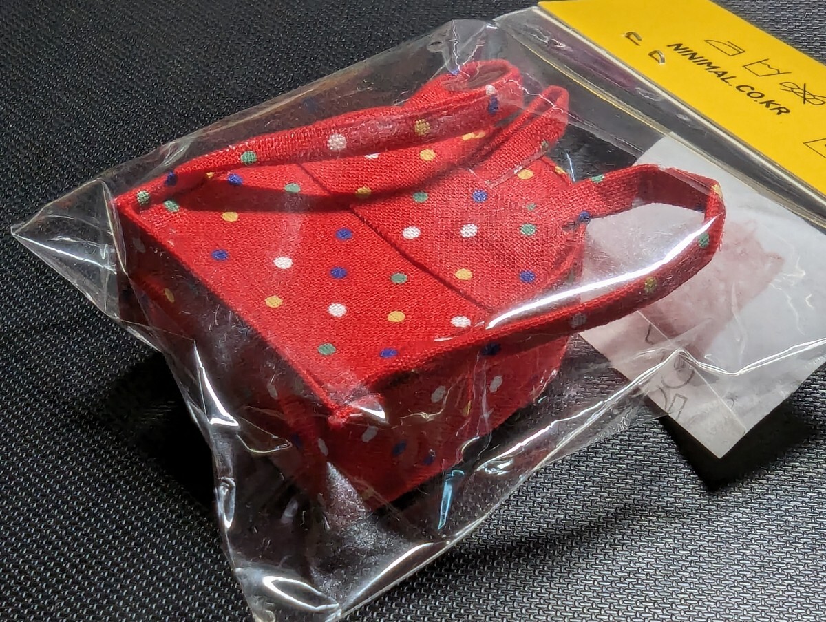 新品 DOLK 10cm級 ドール用 NINIMARU ニニマル Colorful Red Bag リュック 赤