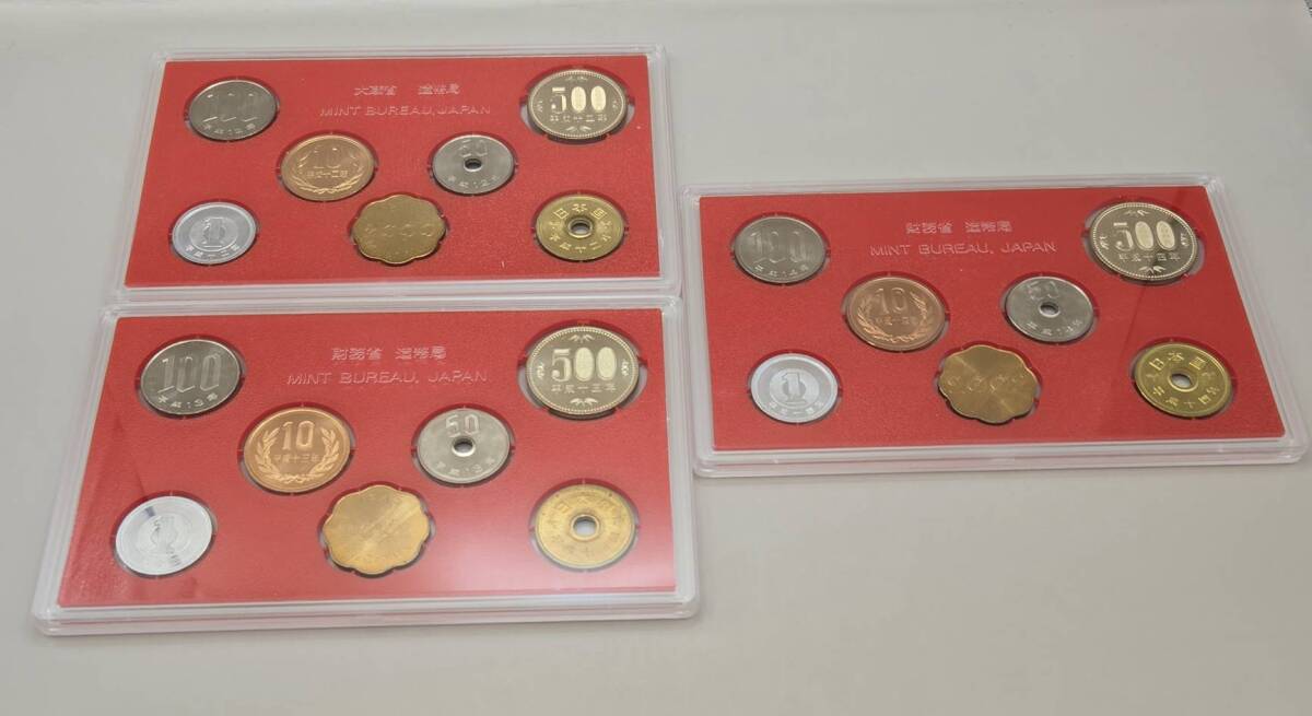 貨幣セット 記念硬貨 ミントセット まとめ 1998年～2002年 5個セット 大蔵省 造幣局 額面計3330円の画像4