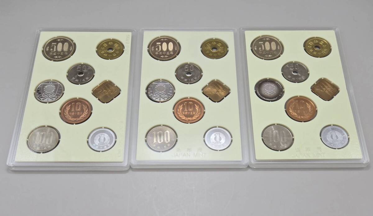 貨幣セット 記念硬貨 敬老貨幣セット まとめ 2000年～2004年 5個セット 造幣局　額面計3330円_画像4