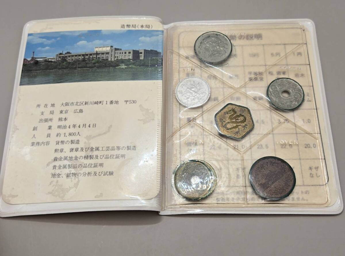 貨幣セット 1976年 日本国 大蔵省 造幣局 額面666円 _画像2