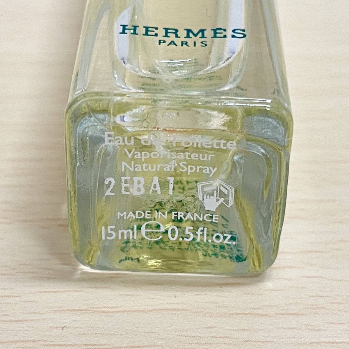 HERMES 香水 15ml NU JARDIN SUR LE NIL ナイルの庭 オードトワレ ノマードスプレー フランス エルメス フレグランス 残量約7割 中古_画像8