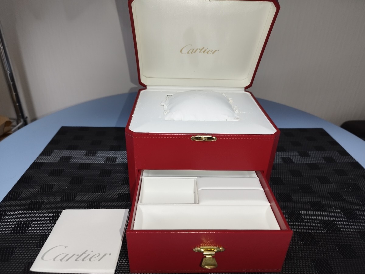 カルティエ Cartier 時計ボックス 内部難有り 内箱のみ 劣化 長期保管品 空箱 BOX 箱 送料無料_画像1