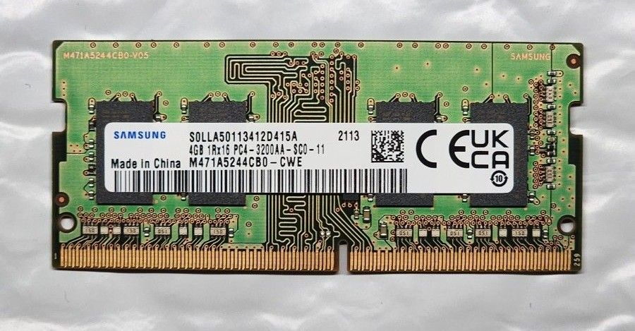 ddr4 3200 4gb  ノートPC用メモリ