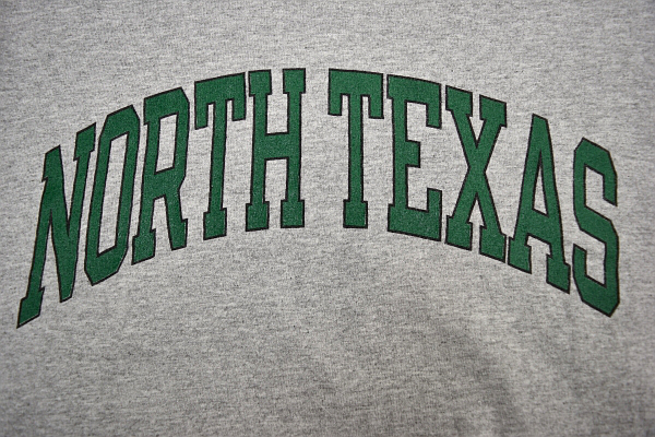 S-6563★送料無料★美品★Champion チャンピオン★NORTH TEXAS 北テキサス大学 グレー灰色 半袖Ｔシャツ S 相当_画像5