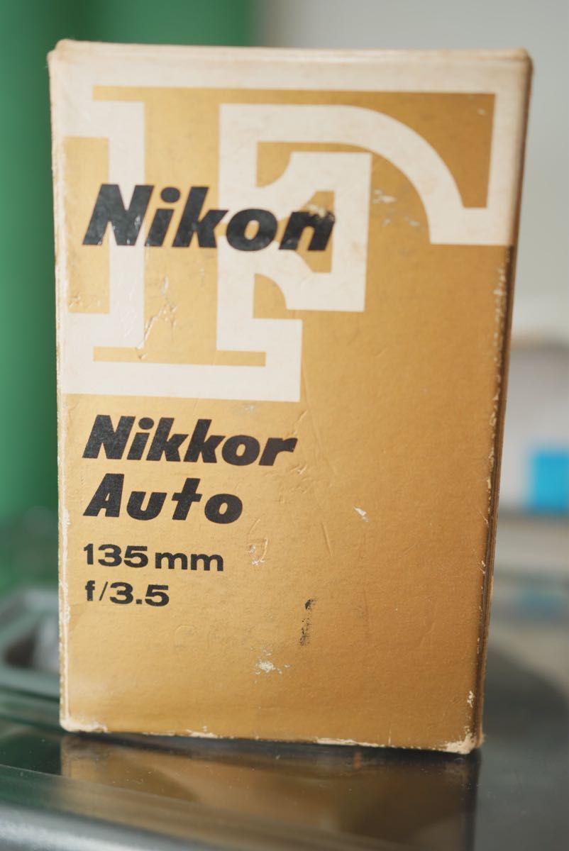 Nikon ニコン Nikkor-Q 135 F3.5 元箱あり　