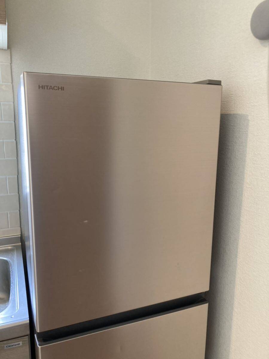 HITACHI 2022年式ノンフロン冷凍冷蔵庫 3ドア スリム_画像2
