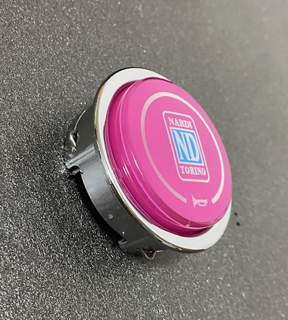 ナルディ ホーンボタン NARDI ピンク クラクションボタン 内装品の画像2