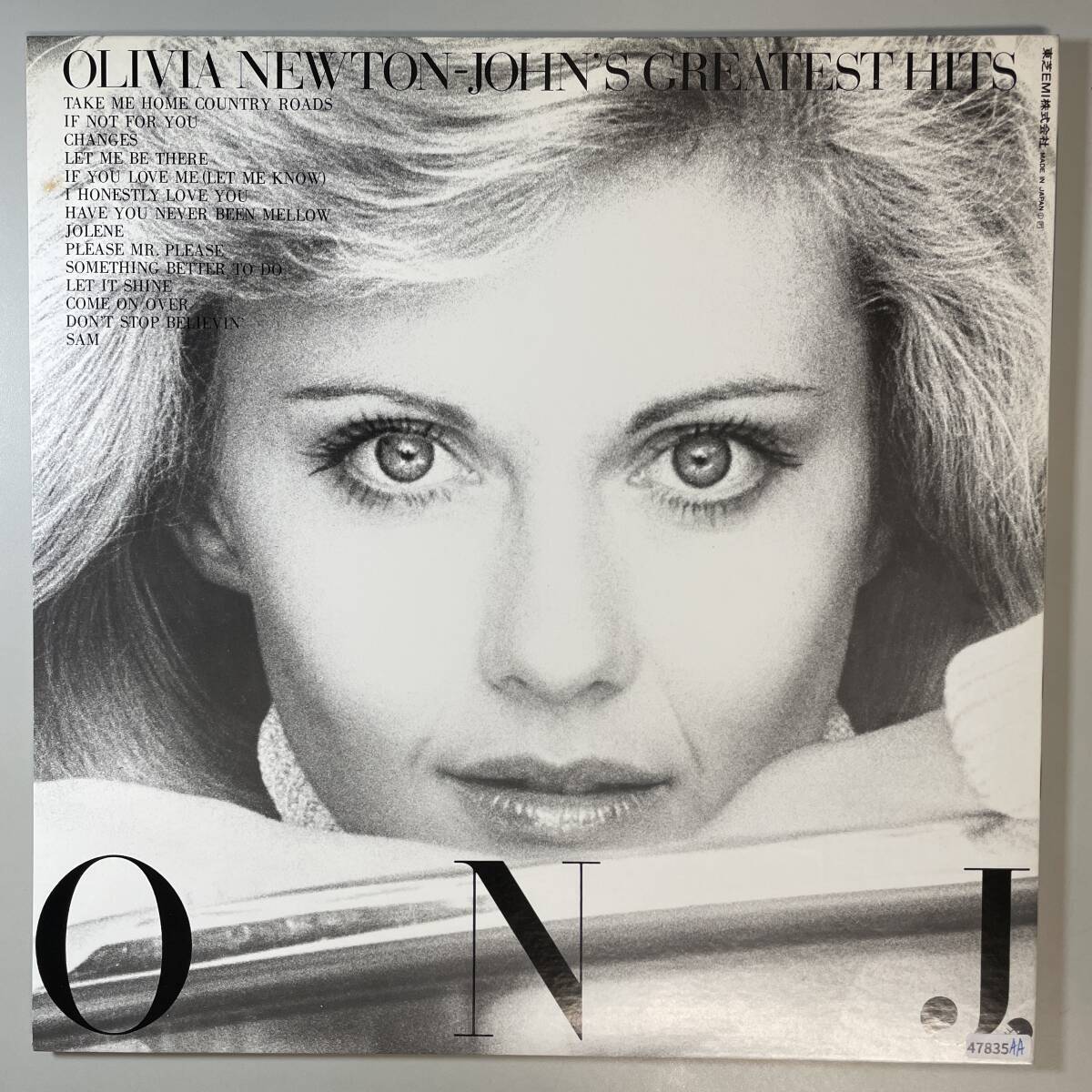 47835★美盤【日本盤】 Olivia Newton-John / OLIVIA NEWTON-JOHN'S GREATEST HITS ※帯付き_画像3