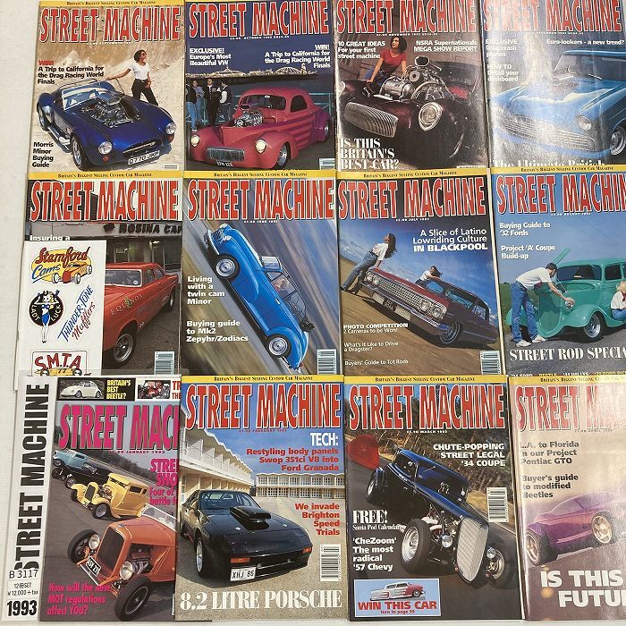 B3117 1993 12冊セット「STREET MACHINE」 ストリートマシン B3117 1993 12冊セット「STREET MACHINE」 ストリートマシン
