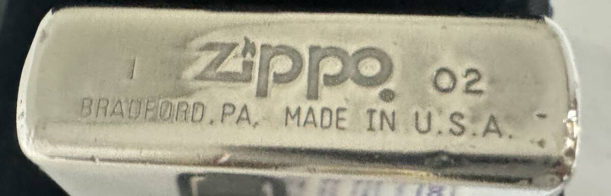 ZIPPO/ジッポー LUPIN 3/ルパン三世 ルパン&峰不二子 2002年製 シルバーカラー/ケース付き レア 希少 火花OKの画像6