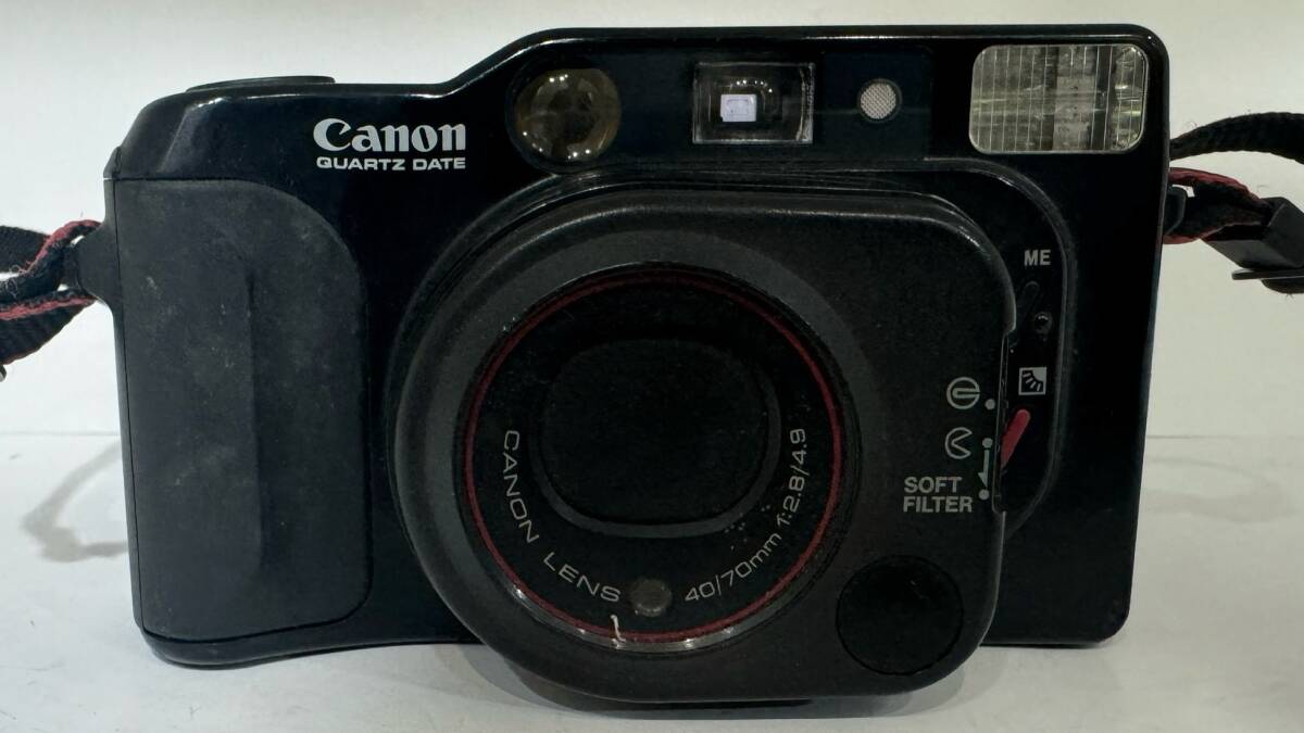 Canon Autoboy TELE QUARTZ DATE キャノン オートボーイ テレ クオーツデート コンパクトカメラ フィルムカメラ _画像1