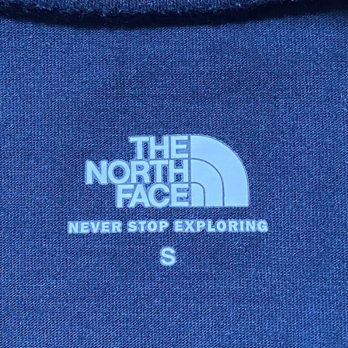 THE NORTH FACE  ザ・ノースフェイス　半袖Tシャツ　立山座標モデル　メンズＳサイズ　限定品　ネイビー系