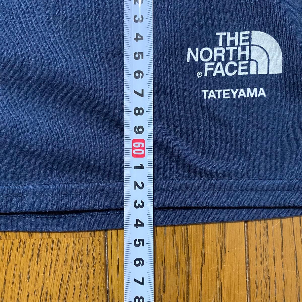 THE NORTH FACE  ザ・ノースフェイス　半袖Tシャツ　立山座標モデル　メンズＳサイズ　限定品　ネイビー系