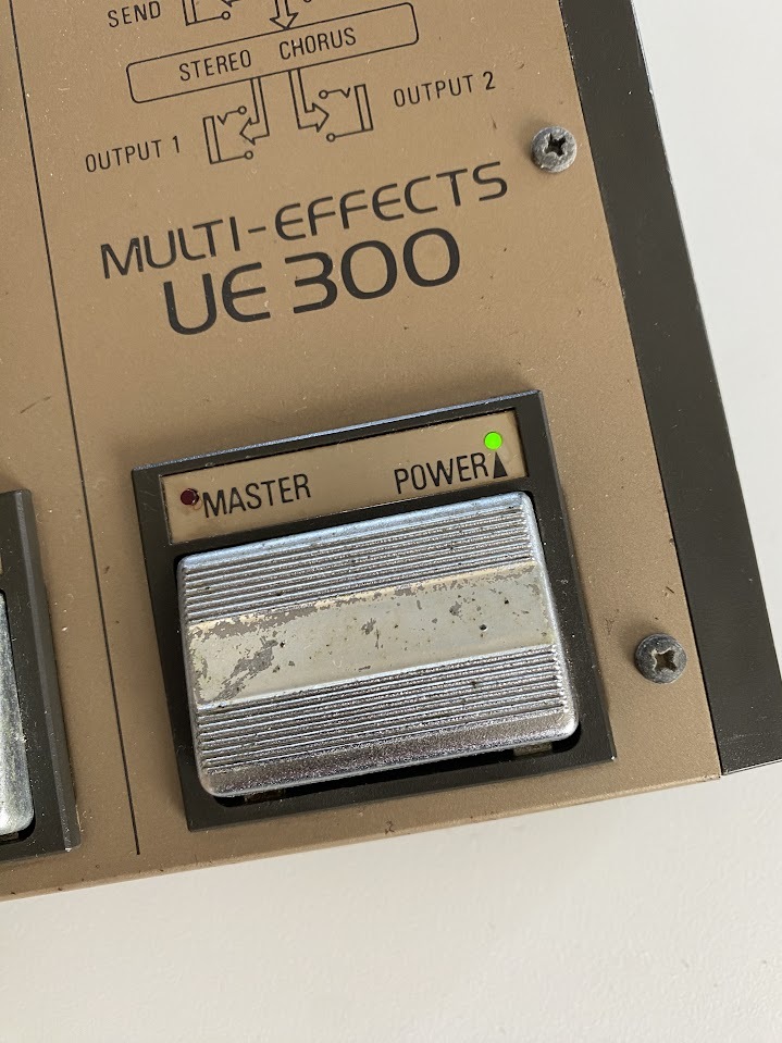 Maxon UE300 Multi Effects マクソン 80年代アナログマルチ オリジナルTS-9 Tube Screamer, CP-9. CS-9 【ジャンク】の画像4
