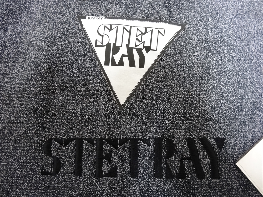 昭和レトロ 80年代 90年代 STET RAY シングル 厚手タオルケット 2枚組 140ｘ190cm 未使用品の画像6