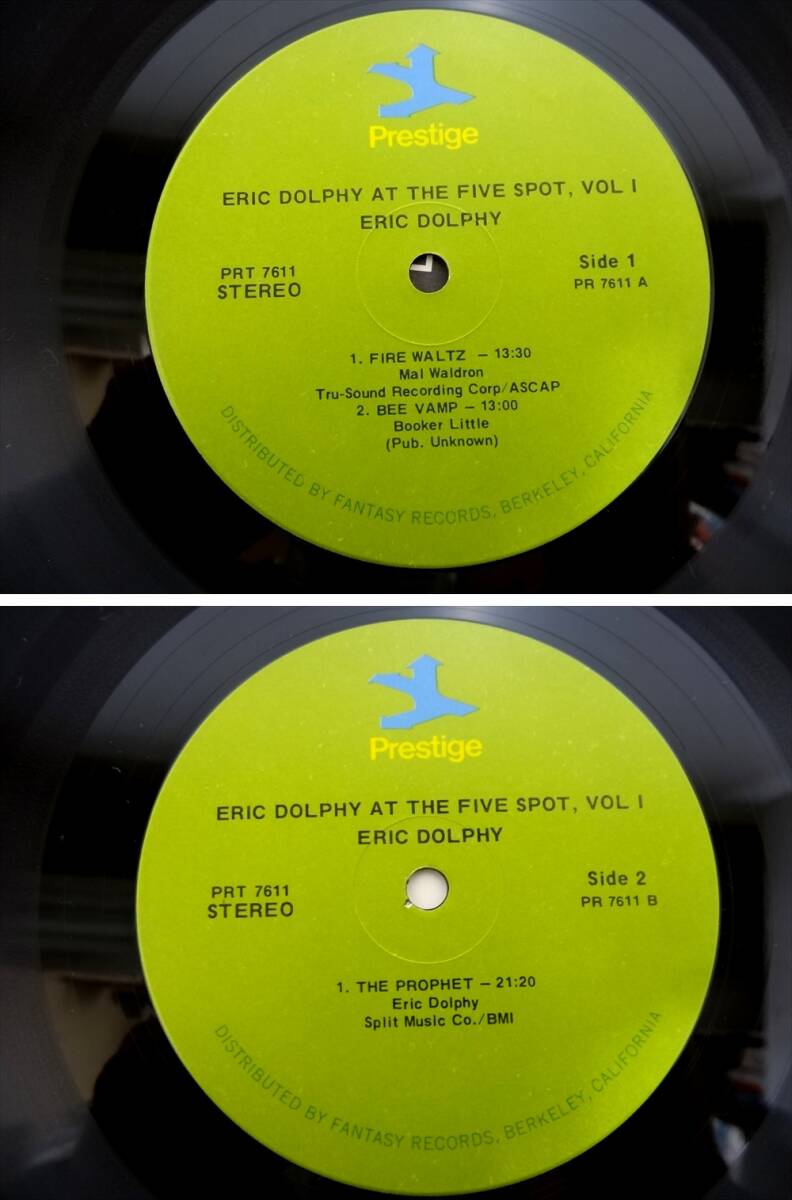 エリック・ドルフィ ERIC DOLPHY　LP 4枚　LAST DATE/IN EUROPE Vol.1/AT THE FIVE SPOT_画像7