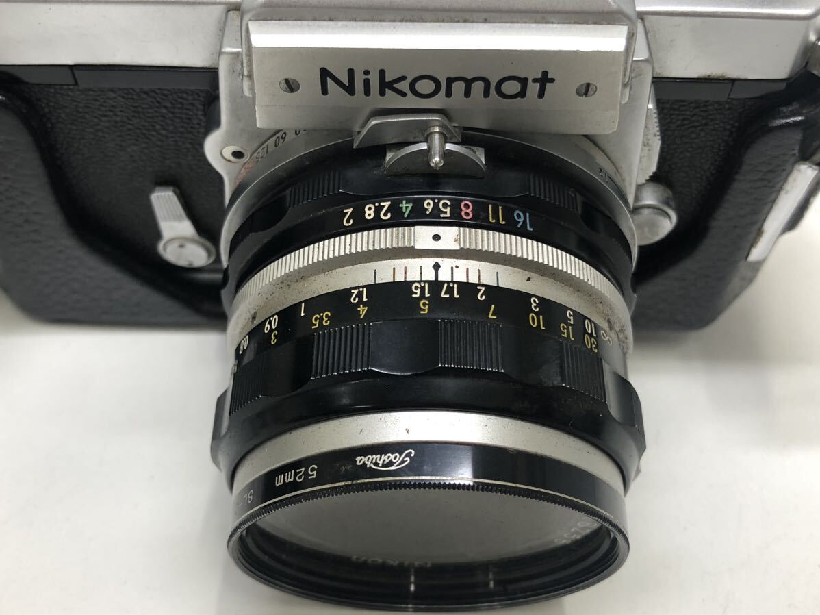 M123/Nikon フィルムカメラ Nikomat FT シルバー + NIKKOR-S Auto 50mm f/1.4_画像8