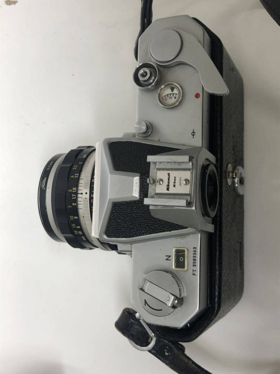 M123/Nikon フィルムカメラ Nikomat FT シルバー + NIKKOR-S Auto 50mm f/1.4_画像9