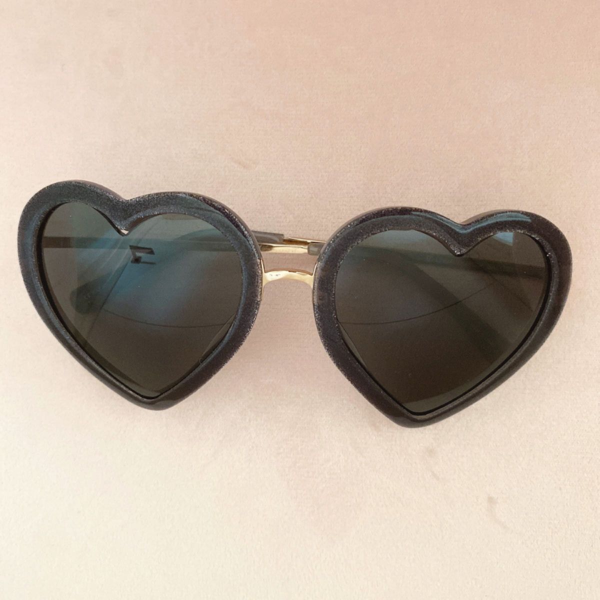 未使用品】LINDA FARROW リンダ ファロー グリッター ハート 未使用品】LINDA FARROW リンダ ファロー グリッター ハート