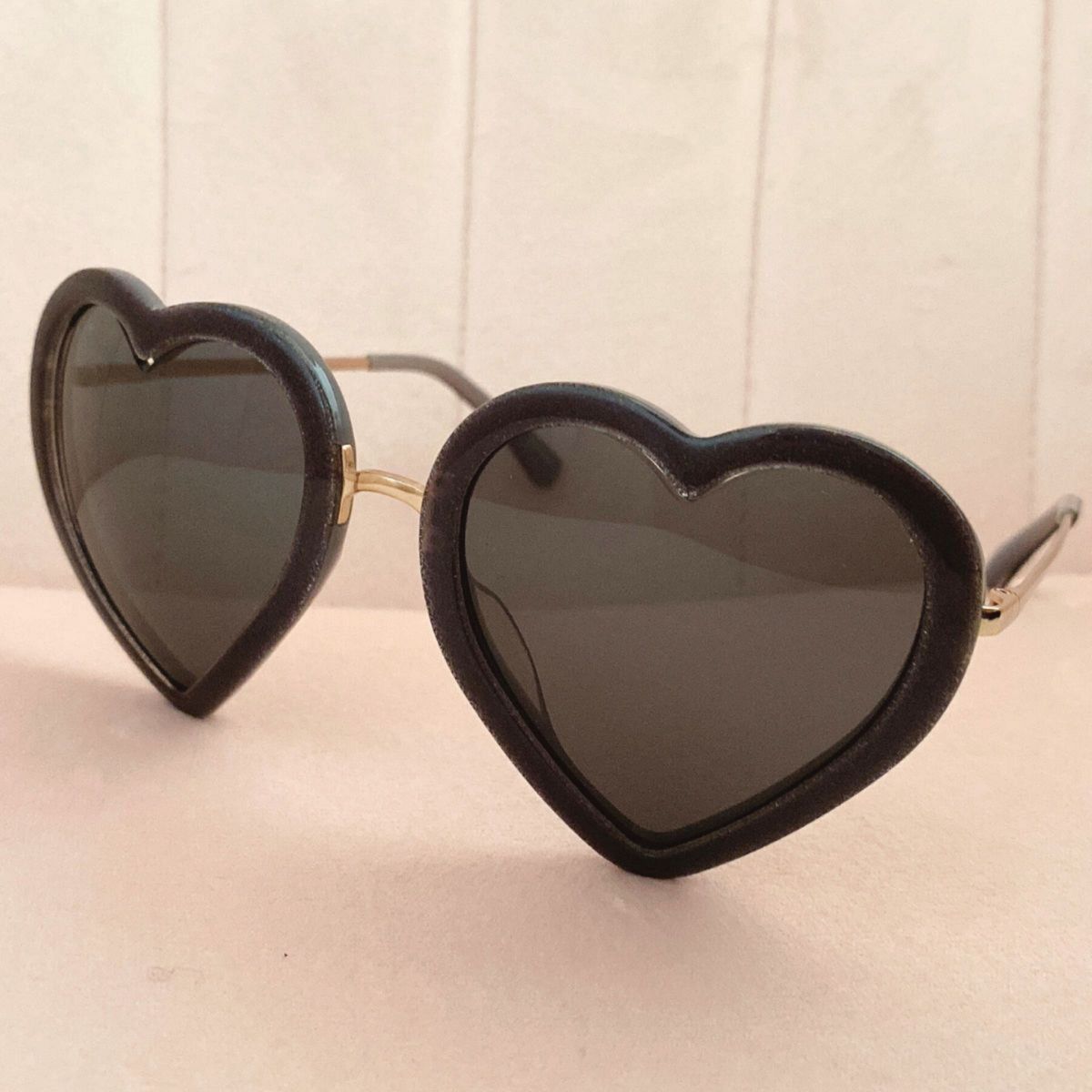 未使用品】LINDA FARROW リンダ ファロー グリッター ハート 未使用品】LINDA FARROW リンダ ファロー グリッター ハート