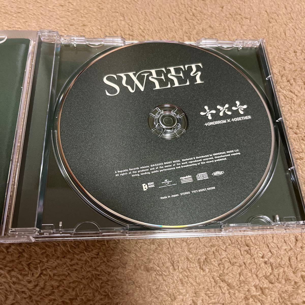 TXT トゥバ　sweet アルバム　通常盤　CD未再生 CD 通常盤