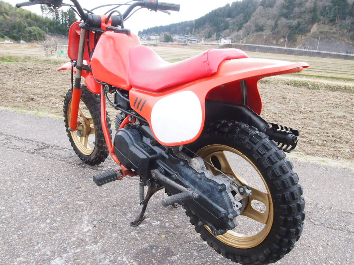 QR実働50ccモトクロス2サイクル本田キッズ原付 富山、石川、金沢_画像6