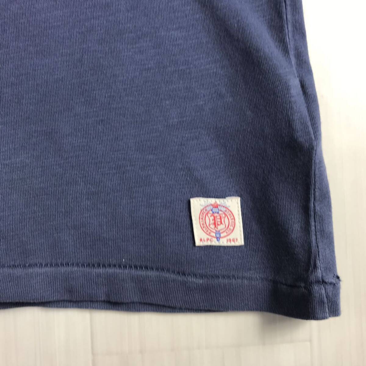 POLO RALPH LAUREN ポロ ラルフローレン 半袖Tシャツ XS(165/88A) ネイビー ビッグロゴ プリントTシャツ ユースサイズ ロゴタグ_画像5