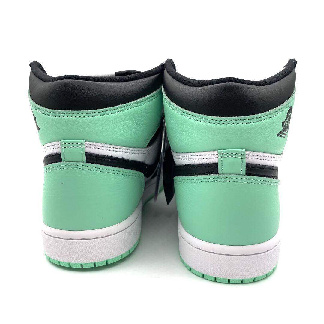 新品・未使用　Nike Air Jordan 1 Retro High OG　ナイキ　エアジョーダン１　ブラック　グリーン　ハイカット　２７㎝　箱付き_画像5