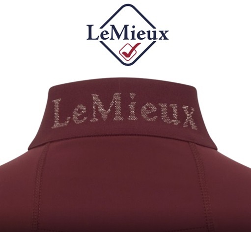 LEMIEUX　ボルドー　L-LL　長袖ライディングシャツ　乗馬ウェア　馬術　乗馬