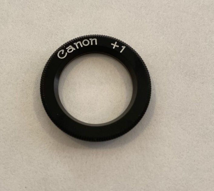 CANON キャノン 純正 視度補正 レンズ R +1 Dioptic adjustment lens R +1 / CANON キャノンの画像3