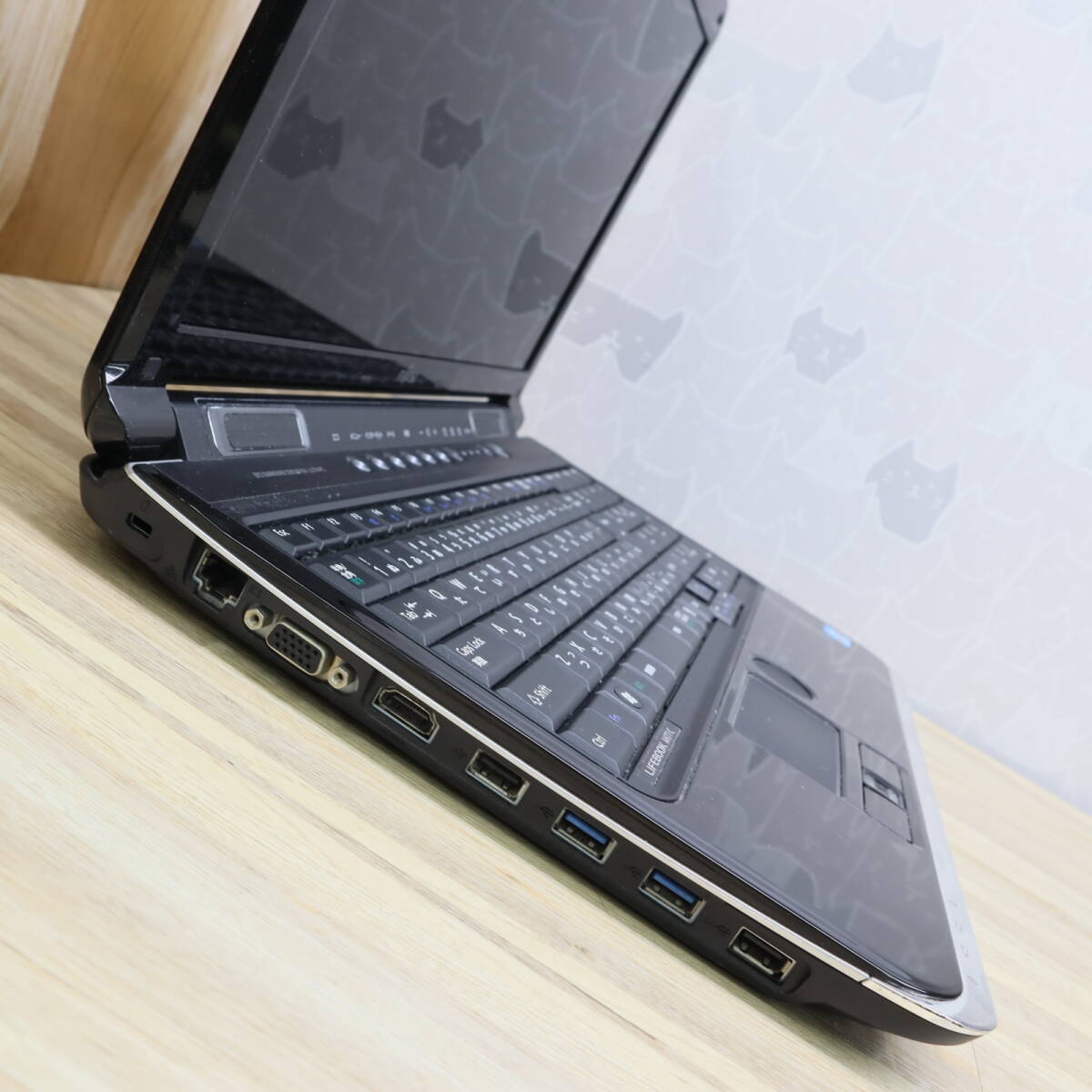 ★中古PC 最上級4コアi7！新品SSD512GB メモリ16GB★AH77/C Core i7-2630QM Webカメラ Win11 MS Office2019 Home&Business★P68882の画像7